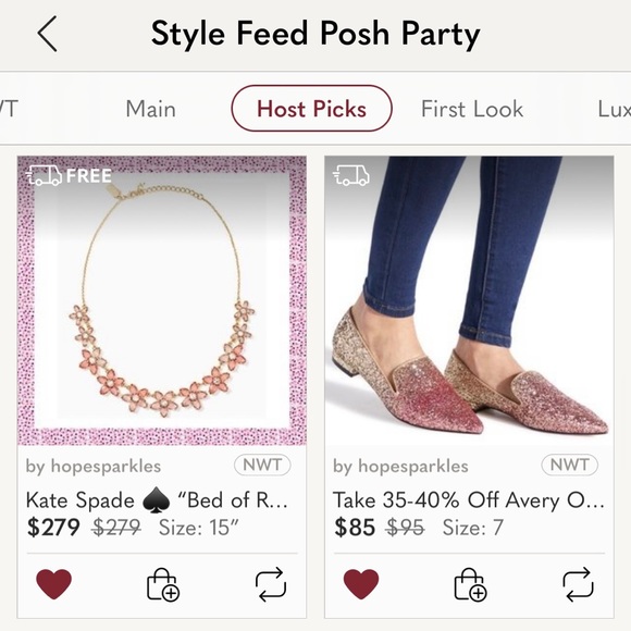 Take 40% Off Avery Ombré Glitter Flats Size 7 - Picture 5 of 8